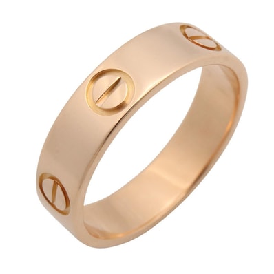 カルティエ CARTIER ラブリング リング・指輪 ジュエリー K18PG(ピンクゴールド) メンズ レディース ゴールド系 【中古】