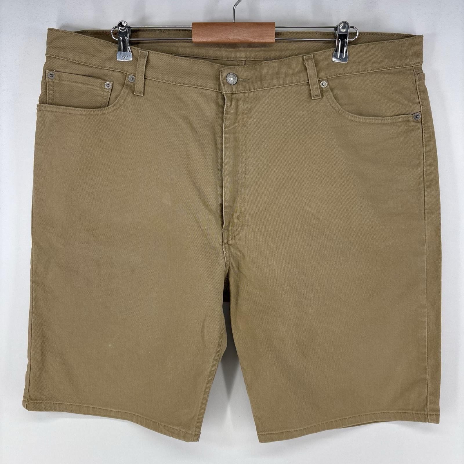 古着 リーバイス Levi's デニム ショートパンツ ストレート ジップ 505 大きいサイズ ハーフパンツ w44 ベージュ メンズ