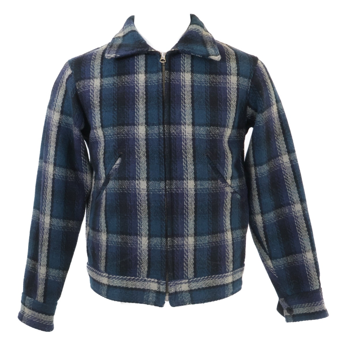 ダブルアールエル 【美品/国内正規】782509029001 Pawnee Jacket チェック TALONジップ スポーツジャケット XS