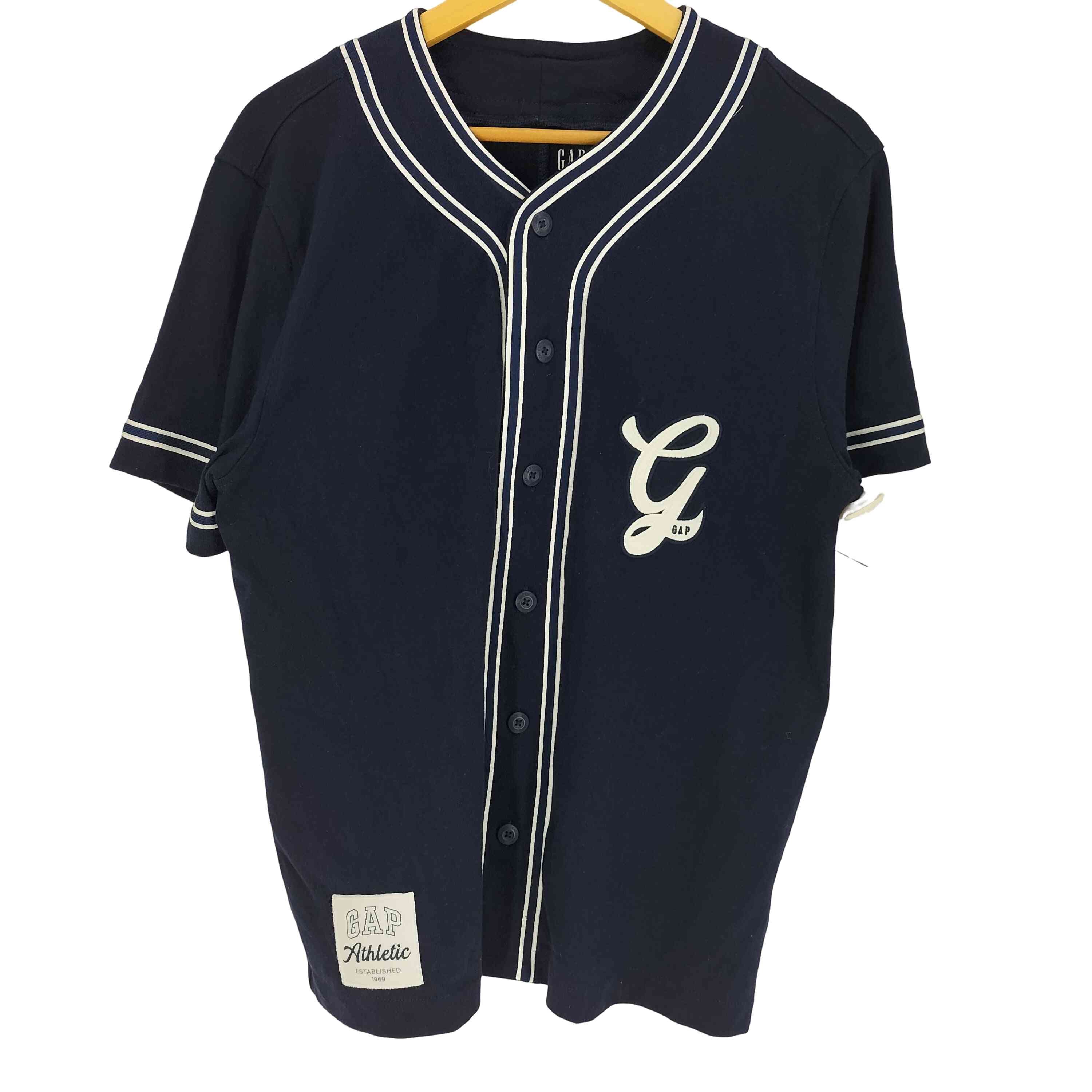 24AW ブランドロゴ刺繍 ベースボール シャツ【1142094684113】