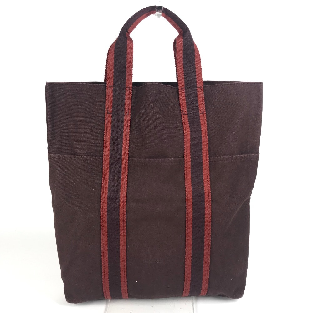 エルメス HERMES フールトゥカバス  カバン トートバッグ ハンドバッグ コットン ブラウン系