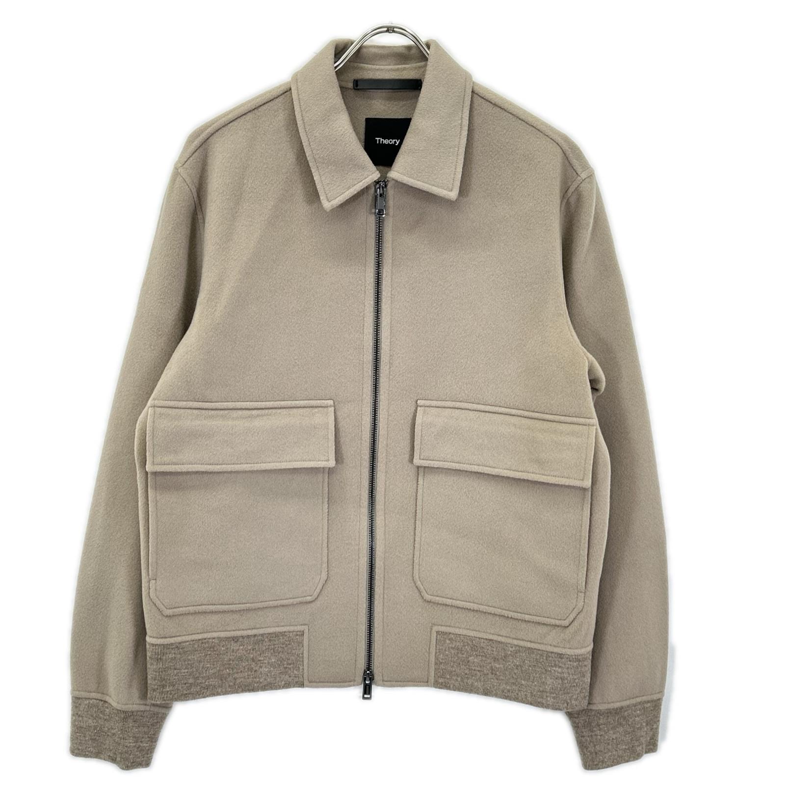 セオリー 25年製 02-5409002 ウールカシミヤリブブルゾン S