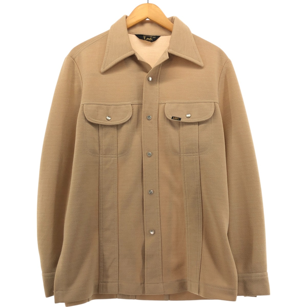 古着 70年代 リー Lee オープンカラー 長袖 ウエスタンシャツ USA製 メンズM相当/eaa555608