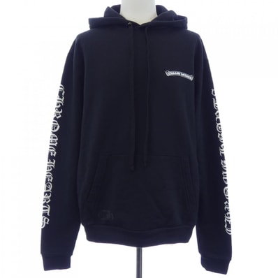 Chrome Hearts Back Scroll Label Logo Pullover Hoodie "Black"
