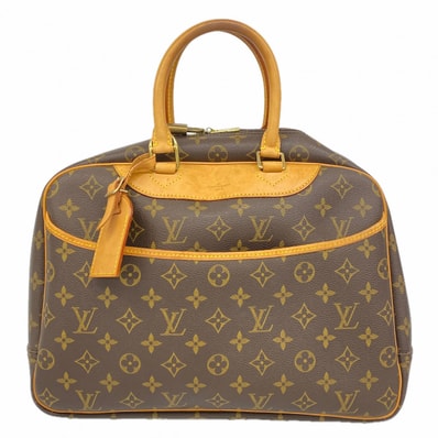 【6dc3329】ルイヴィトン ハンドバッグ モノグラム ドーヴィル M47270 ブラウン【中古】レディース
