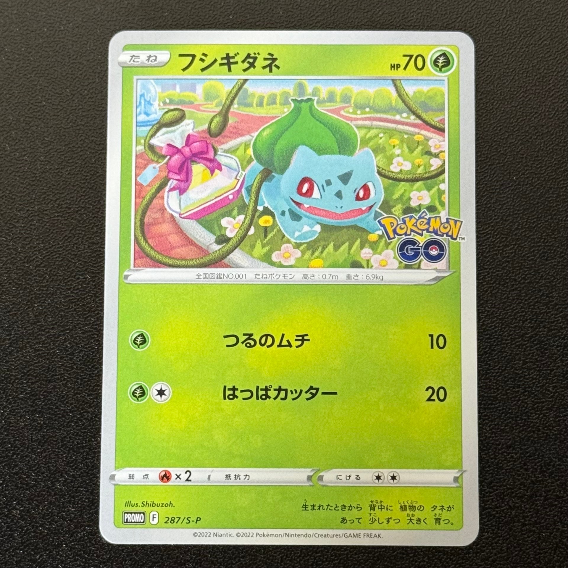 フシギダネ P [S-P 287](プロモーションカード「ポケモン GO ギフトキャンペーン」)