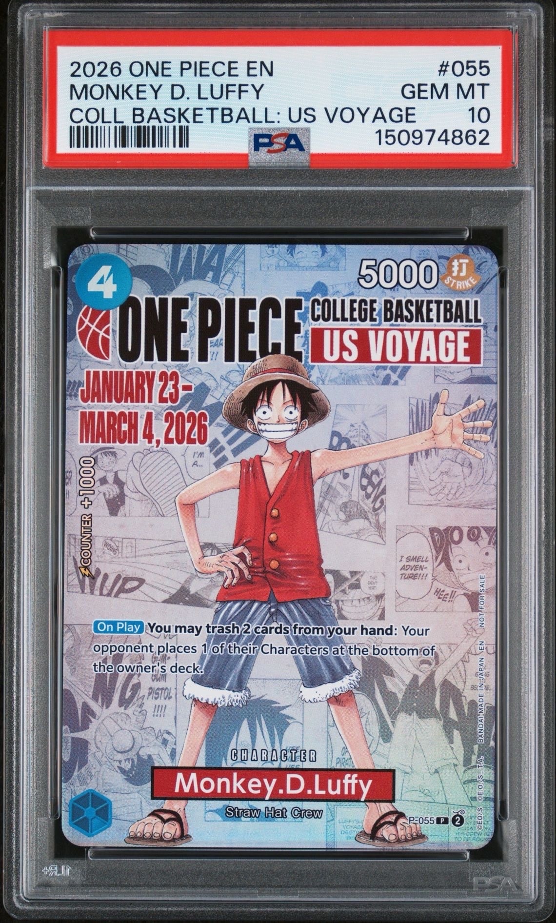 PSA10】ジュエリー・ボニー SR-P [OP08-105](プレミアムブースター