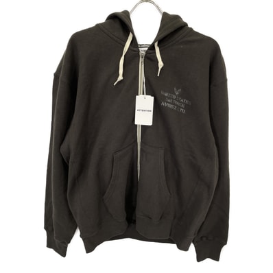 アヴィレックス 25AW 783-5231008 ブラック ヴィンテージ ジップアップ フーディ XL