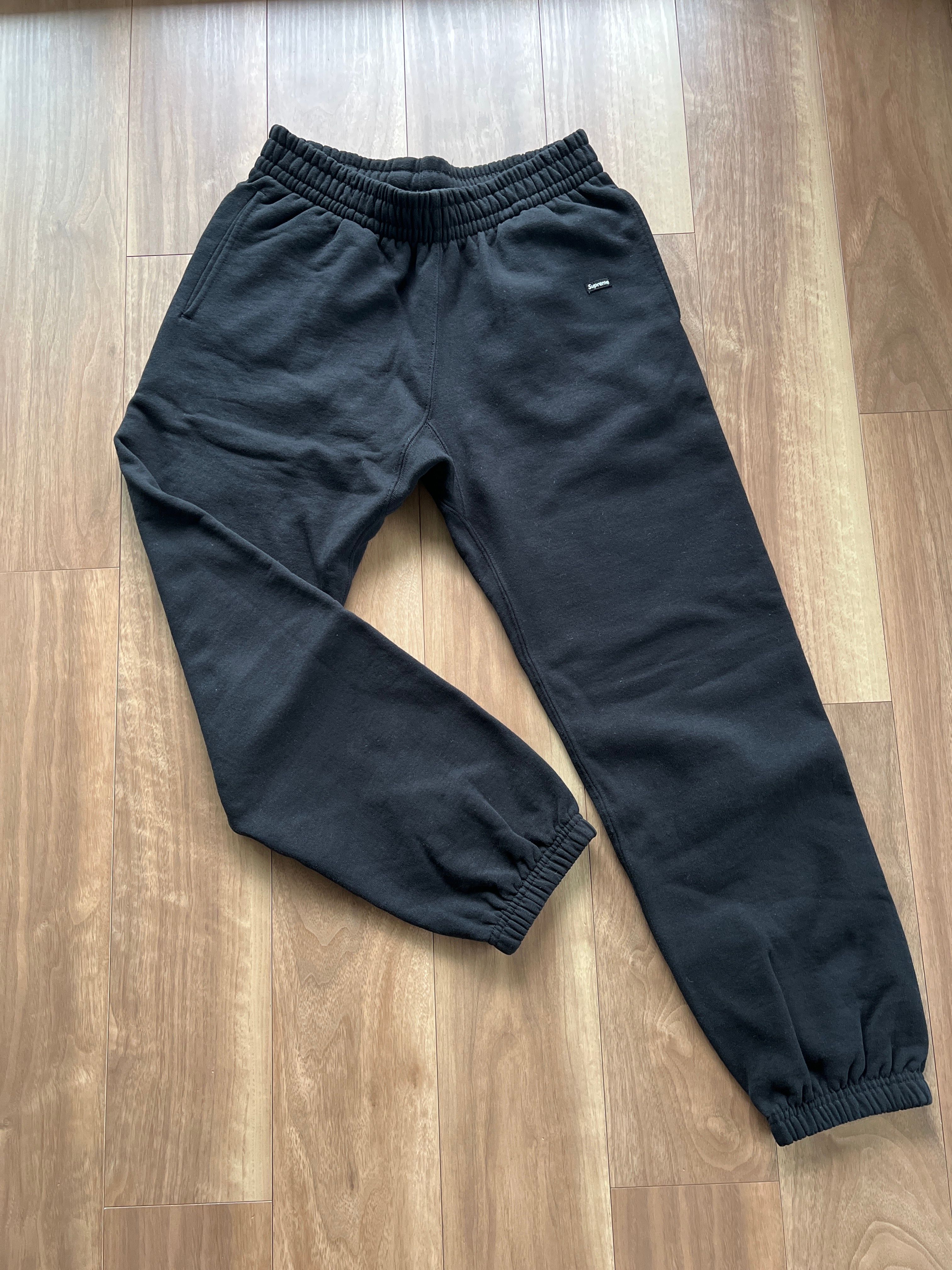 Supreme Small Box Sweatpant "Black"(23SS)