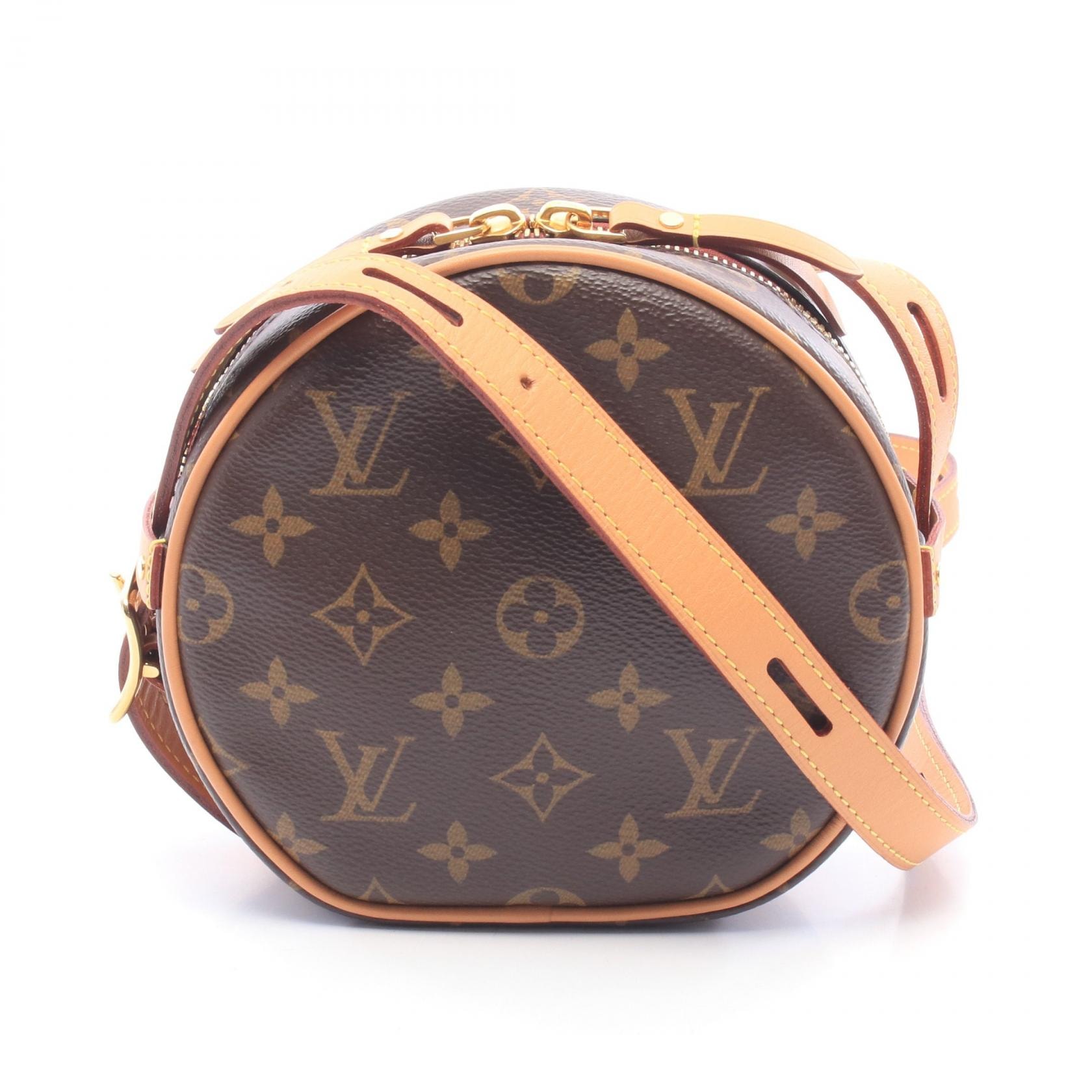 ルイ・ヴィトン LOUIS VUITTON ボワット シャポー スープルPM ショルダーバッグ バッグ PVCコーティングキャンバス レザー モノグラム レディース ブラウン系 M45578 【中古】