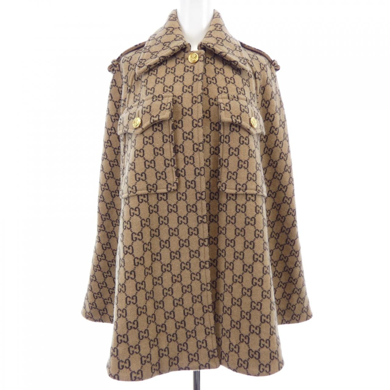 グッチ GUCCI GGウールケープ GGパターン 610488 XKA5U ケープ