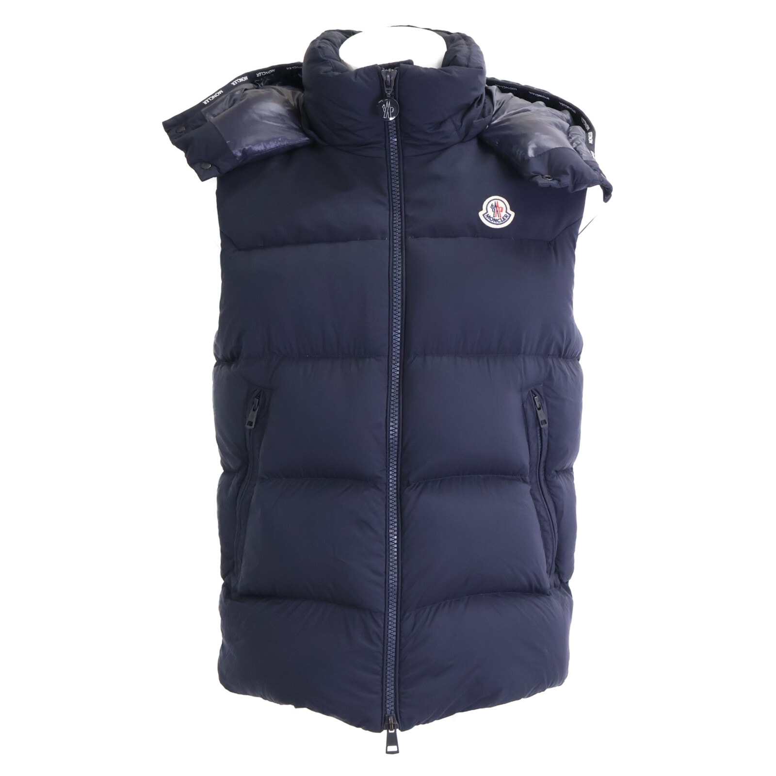モンクレール MABEN GILET ナイロン W-ZIP フーデッドダウンベスト 2