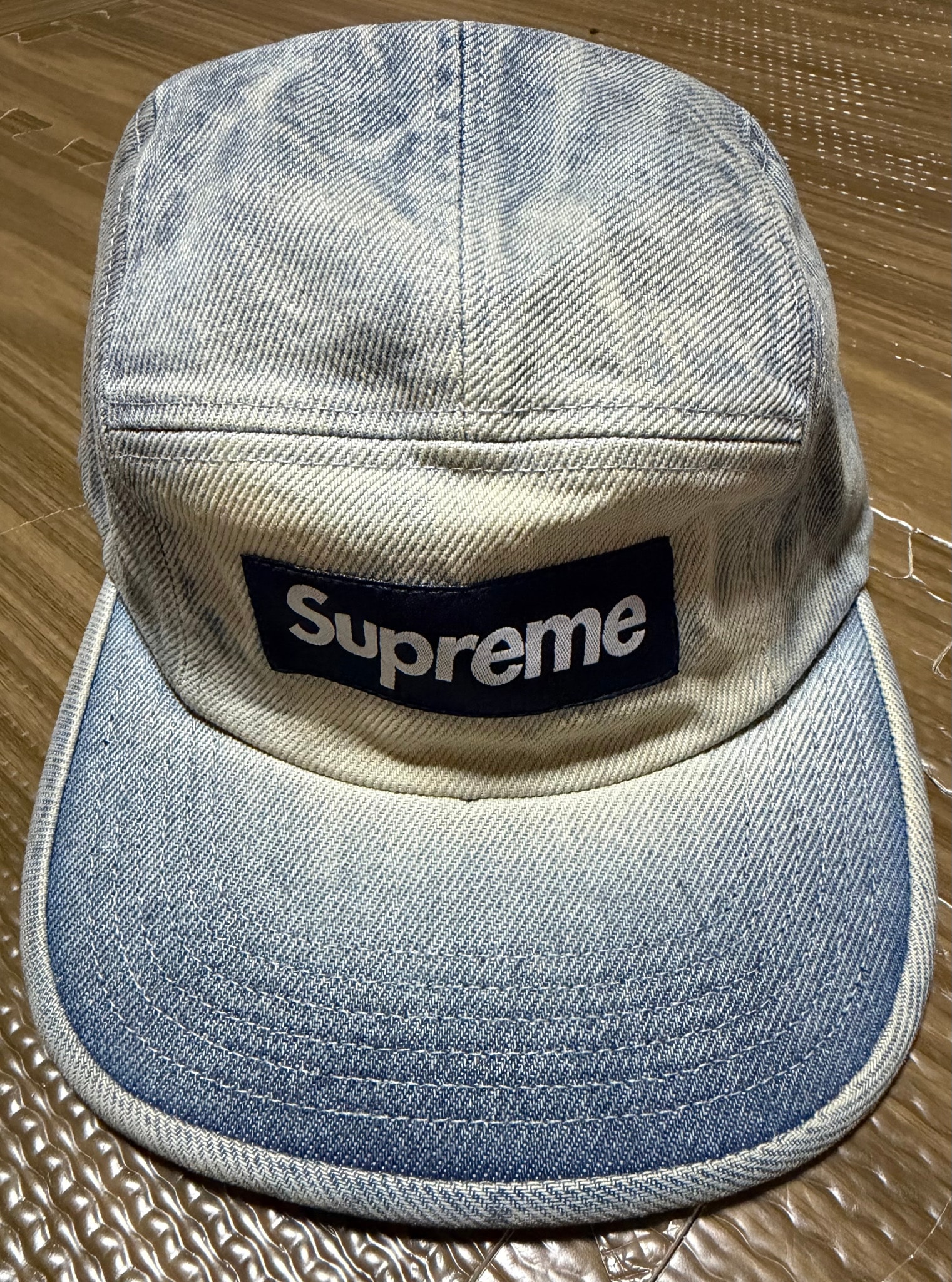 Supreme Washed Chino Twill Camp Cap "Denim" (26FW)
