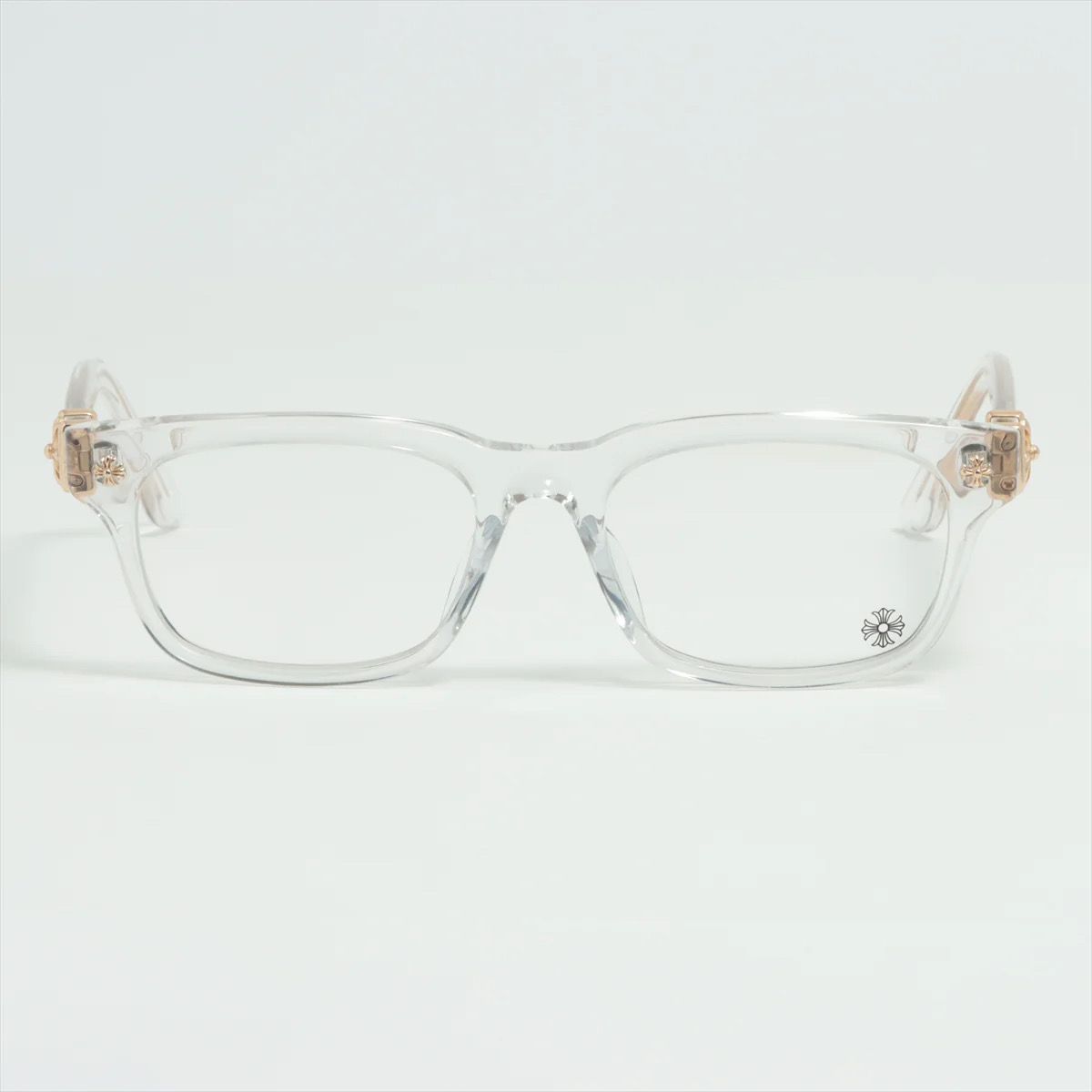 Chrome Hearts Vagilante Eyewear "Clear/Gold"