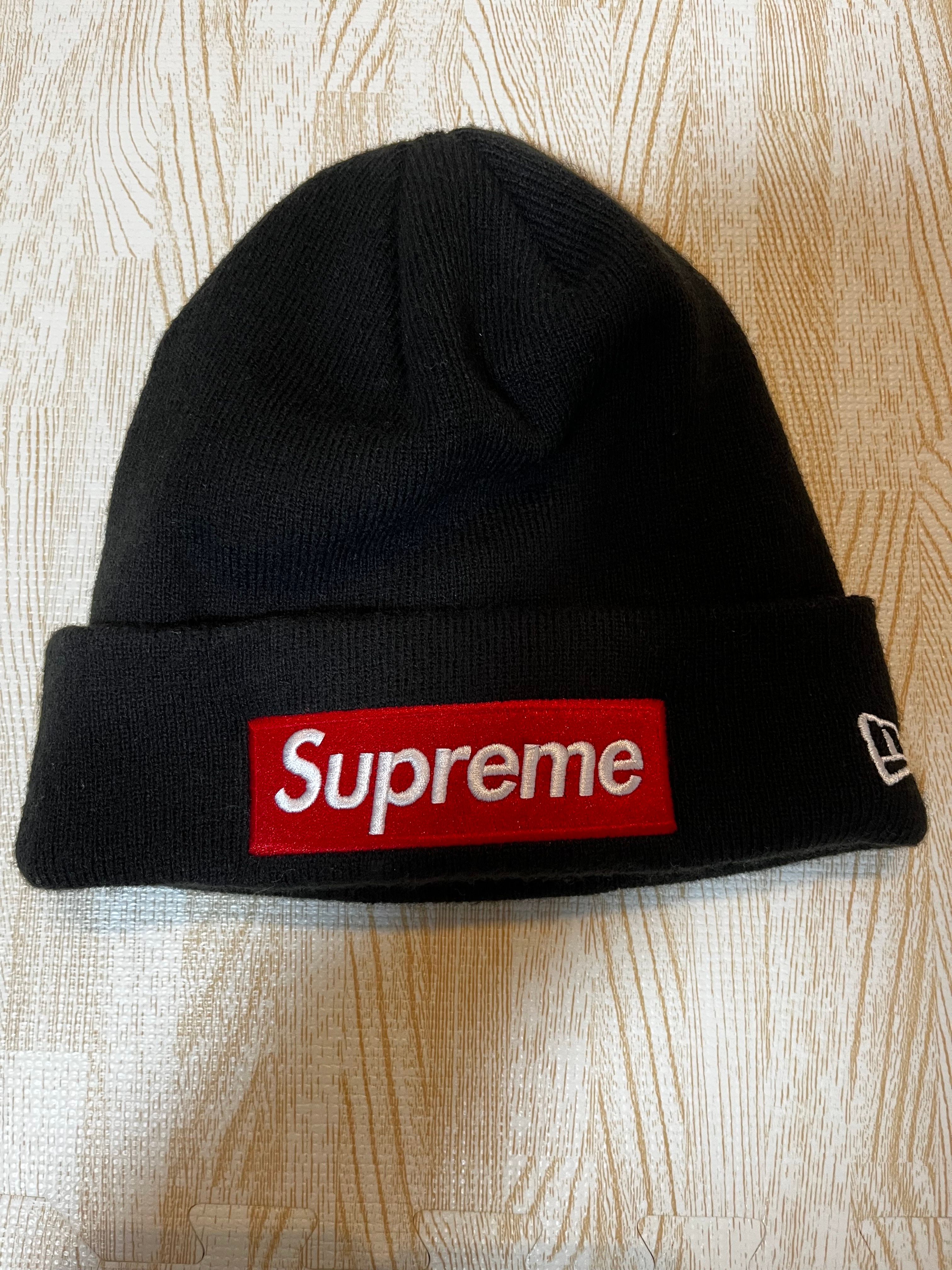 Supreme New Era Box Logo Beanie "Black"