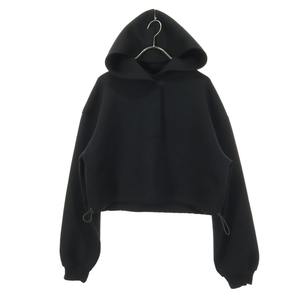 美品 MOUSSY マウジー 長袖 プルオーバー パーカー F ブラック