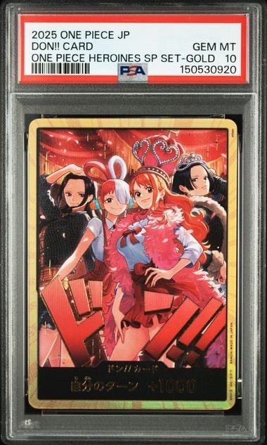 PSA10】ドン!!カード : ロビン&ウタ&ナミ&ハンコック スーパーパラレル