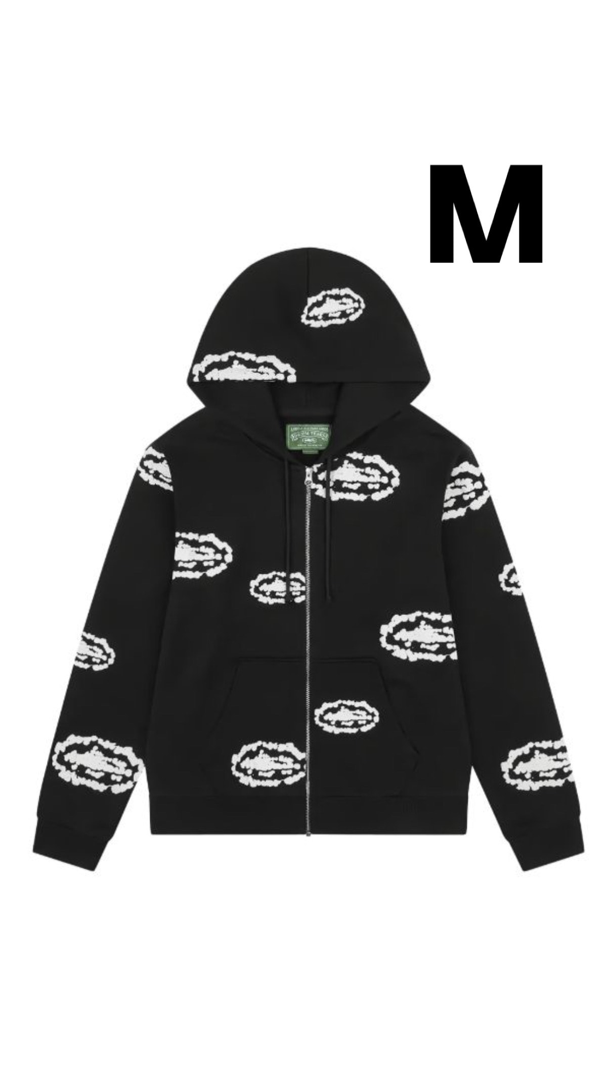 Corteiz × Denim Tears Zip Hoodie Black M