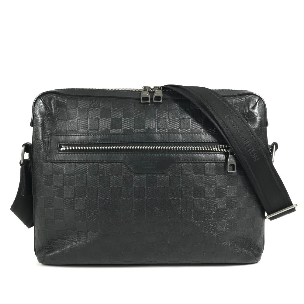 ルイヴィトン LOUIS VUITTON カリプソMM カリプソ MM N41201 ダミエアンフィニ カバン 斜め掛け メッセンジャーバッグ ショルダーバッグ ダミエアンフィニレザー オニキス ブラック