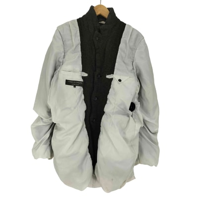 24AW SPIRITUAL WORLD期 インサイドアウト ウール縮絨 変形ジャケット【1142557406832】