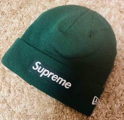 Supreme Box Logo Beanie "Green" (18FW)