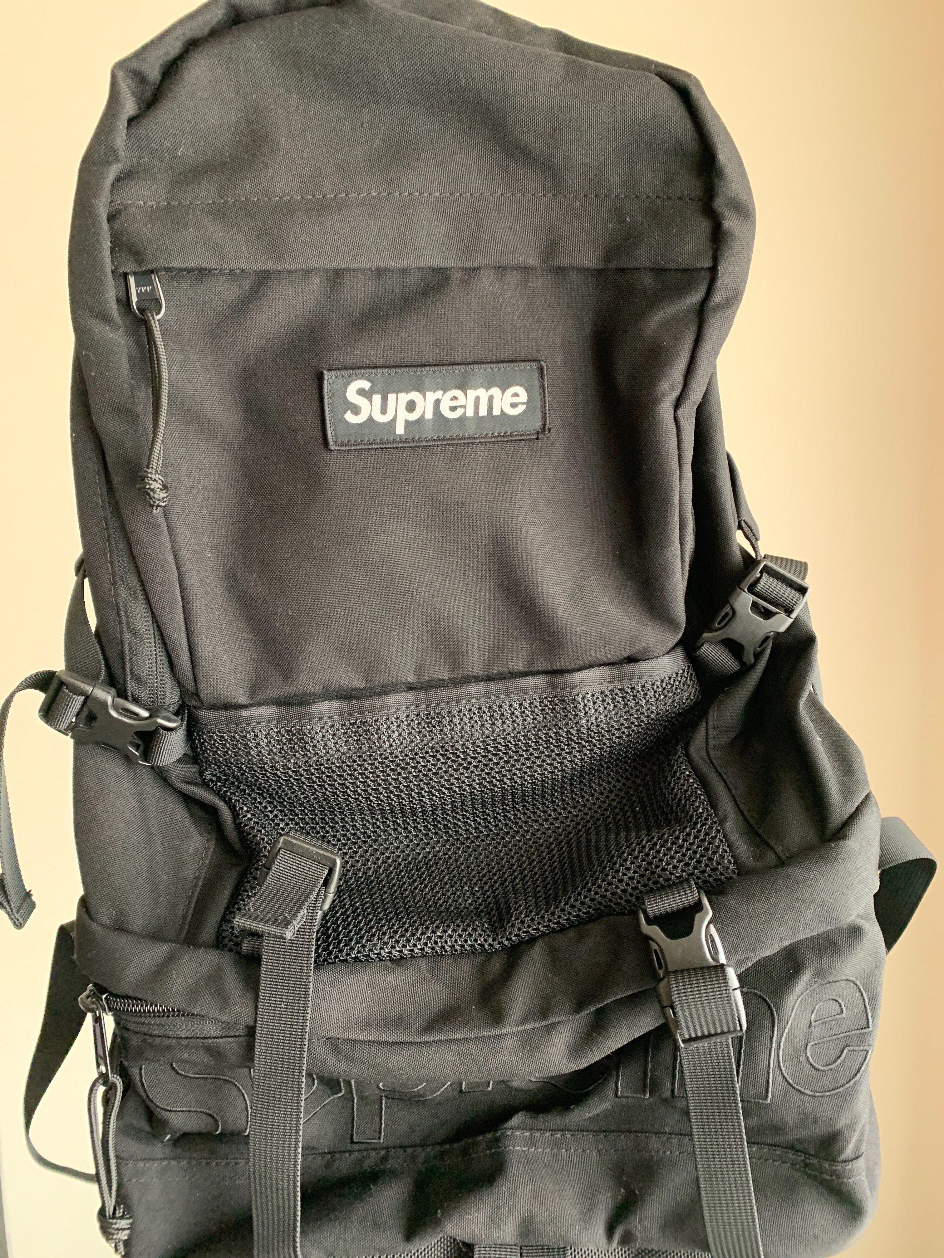 Supreme 2015fw バックパック黒