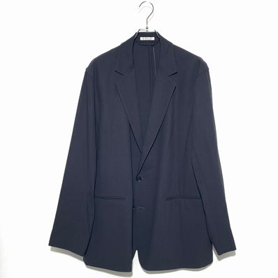 AURALEE HARD TWIST WOOL JACJET Dark Navy 20SS