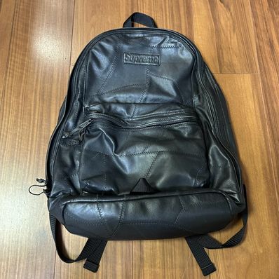 Supreme Patchwork Leather Backpack 23L "Black"