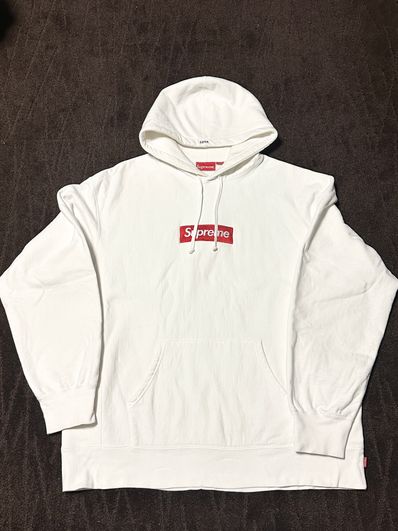 Supreme Box Logo Hooded Sweatshirt "White" (21FW)