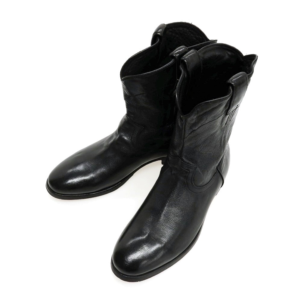 【中古】ポールスミス Paul Smith レザー ブーツ ブラック【サイズ7】【メンズ】