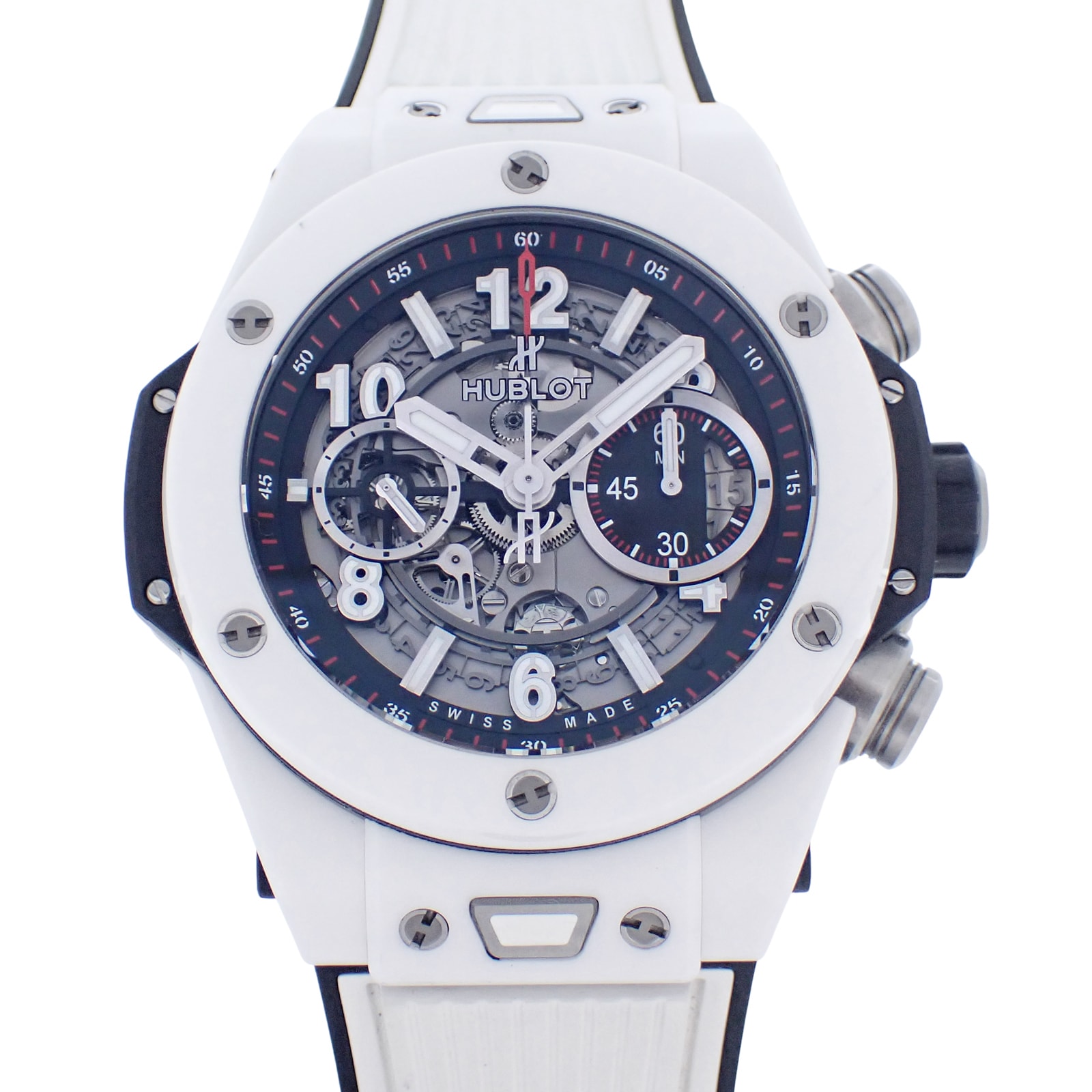 HUBLOT ウブロ  ビッグバン ウニコ ホワイトセラミック  411.HX.1170.RX  メンズ 腕時計