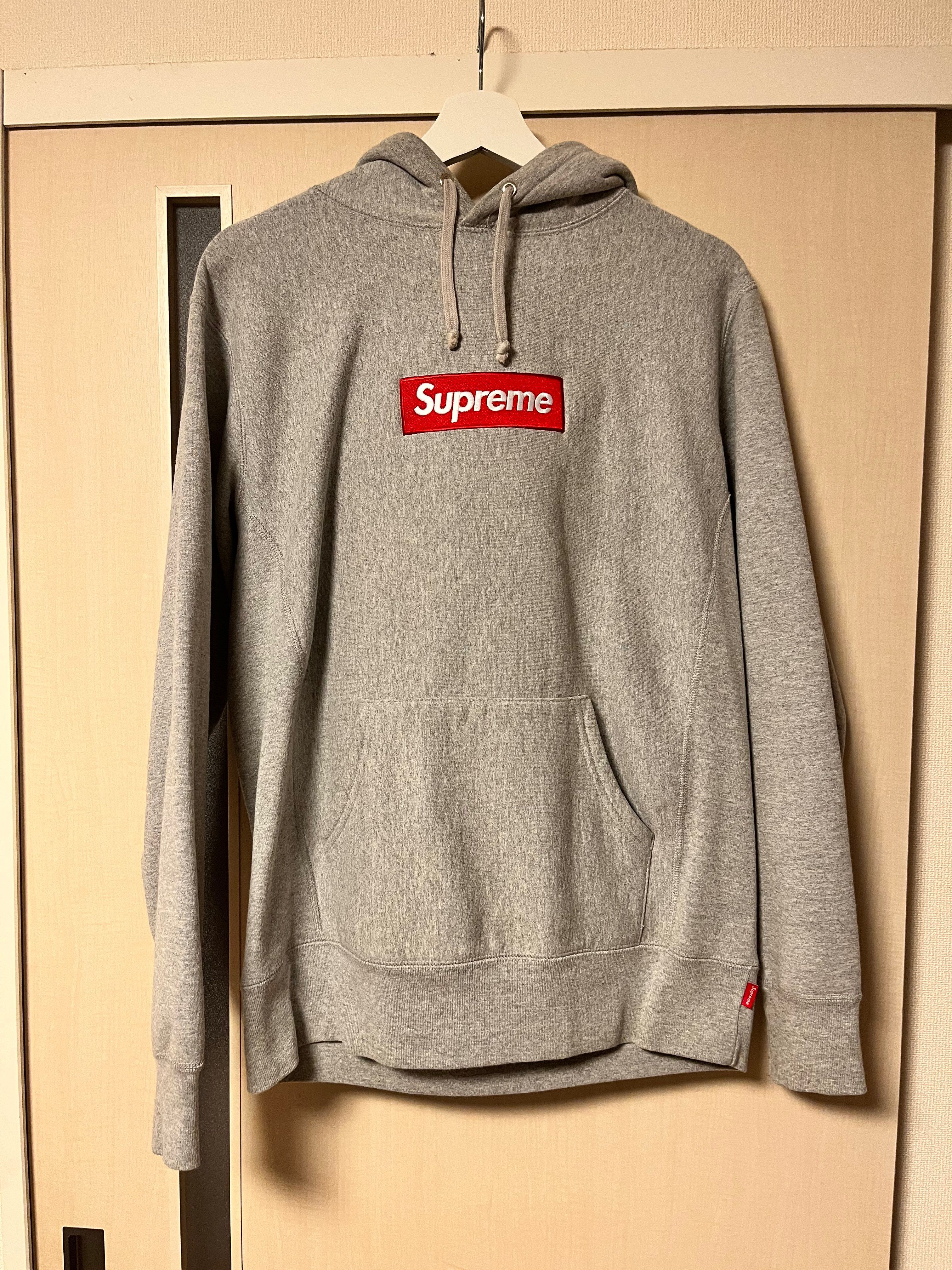 Supreme Box Logo Hooded Sweatshirt "Heather Grey" (12FW)