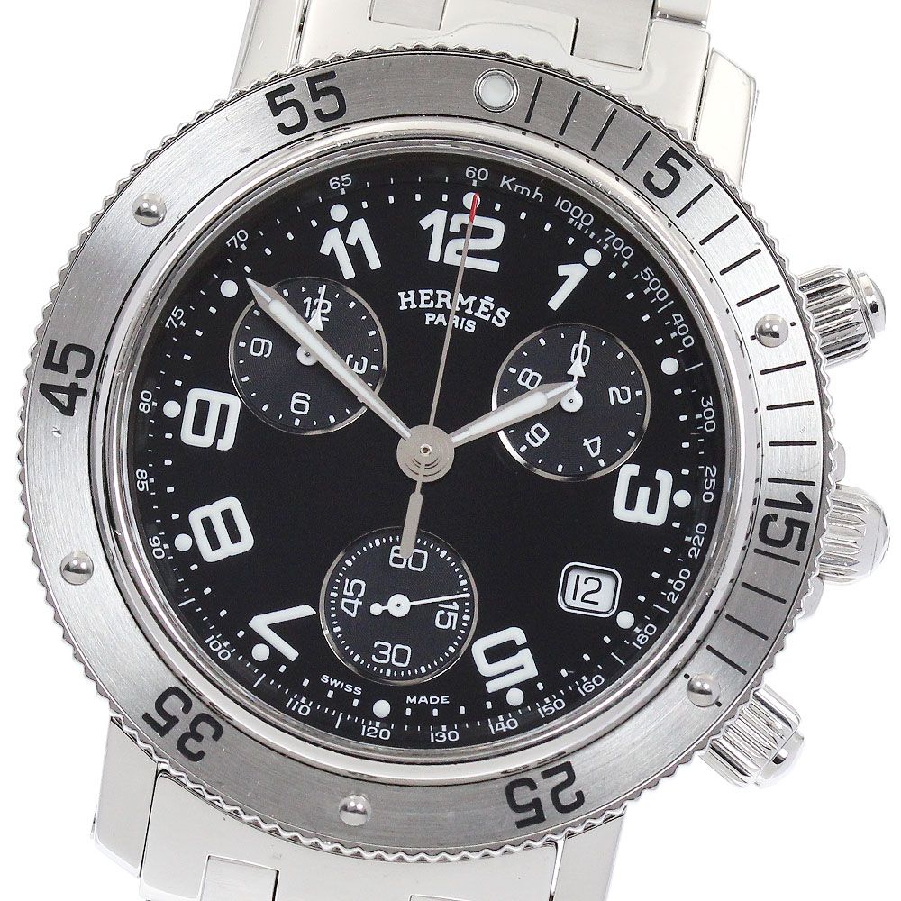 エルメス クリッパーダイバー クロノグラフ CL2.910 メンズ 【中古】