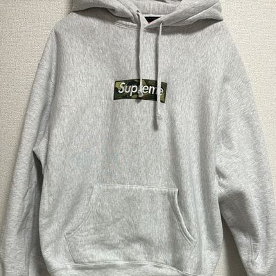 Supreme Box Logo Hooded Sweatshirt "Ash Grey" (23FW)