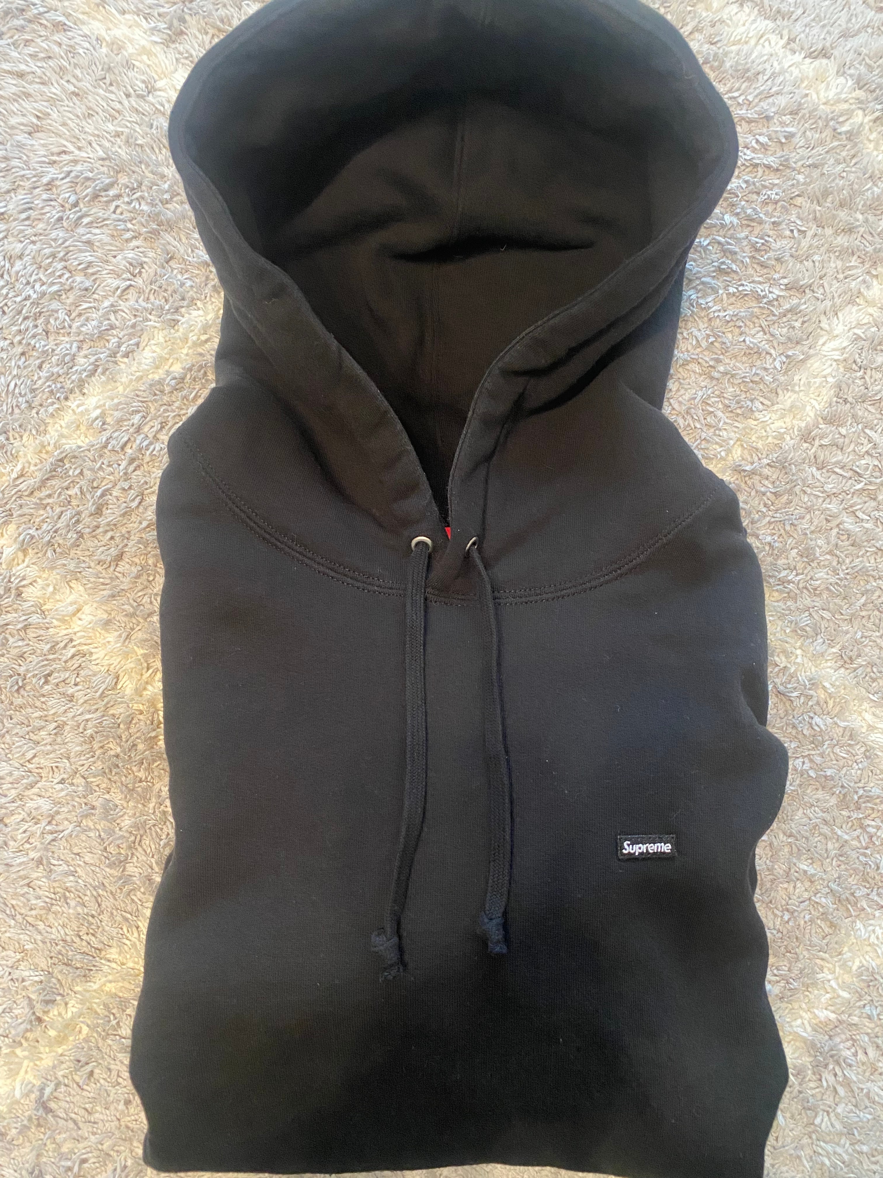 Supreme Small Box Hooded Sweatshirt "Black" (24FW)