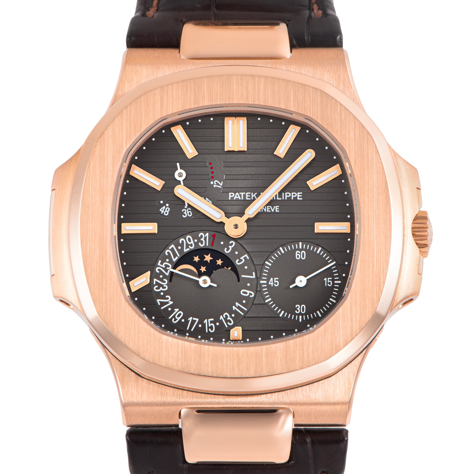 PATEK PHILIPPE パテックフィリップ ノーチラス プチコンプリケーション 5712R-001 K18PG【中古】