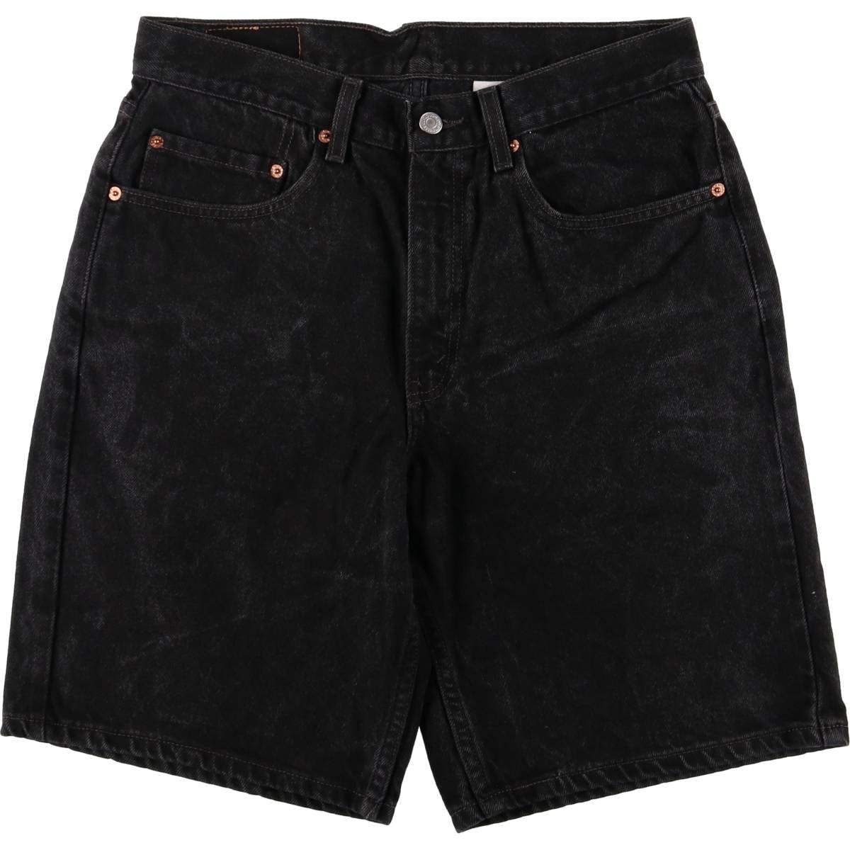 古着 00年代 リーバイス Levi's 550 RELAXED FIT ブラックデニムショーツ ハーフパンツ メンズw32相当/eaa578218