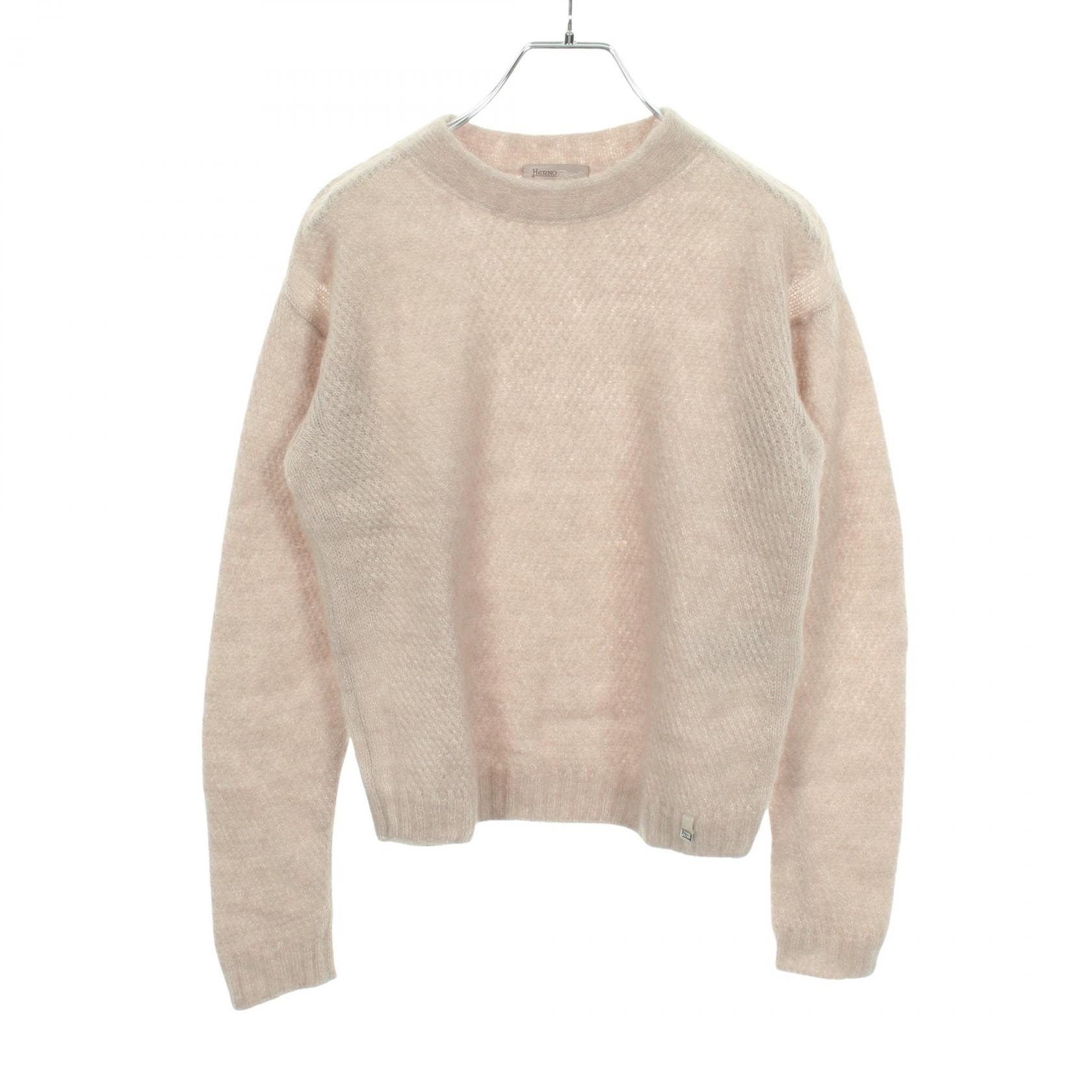 ヘルノ Herno Resort ニット 衣料品 トップス ウール アルパカ / ナイロン レディース ベージュ系 MG00015DR 【中古】