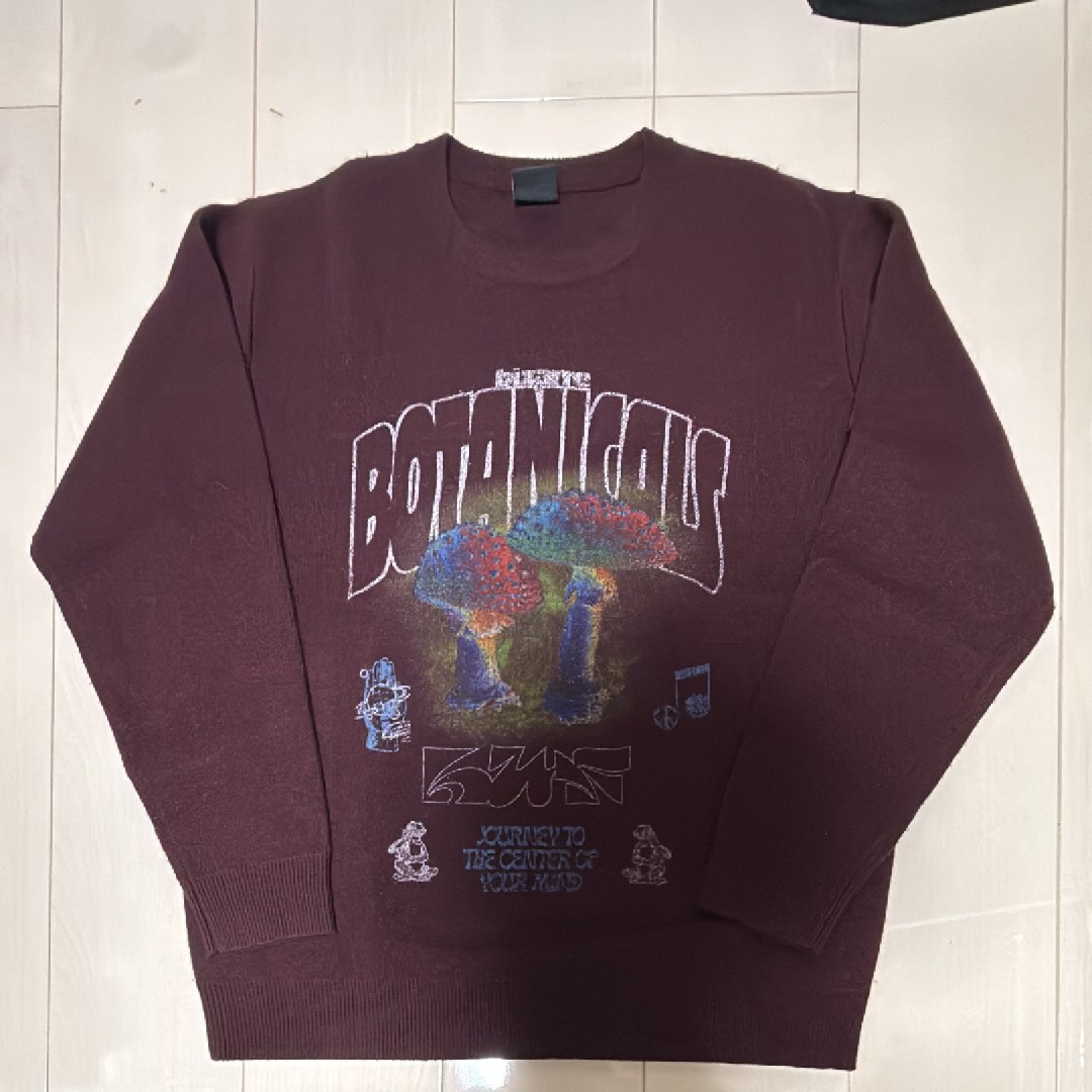 A (未使用に近い)】ハフ マッシュルーム マインド ジャーニー セーター