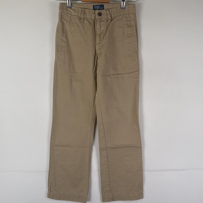 古着 ポロバイラルフローレン Polo by Ralph Lauren チノパンツ ワンポイントロゴ刺繍 チノパン 長ズボン ボトムス 10 ベージュ系 キッズ