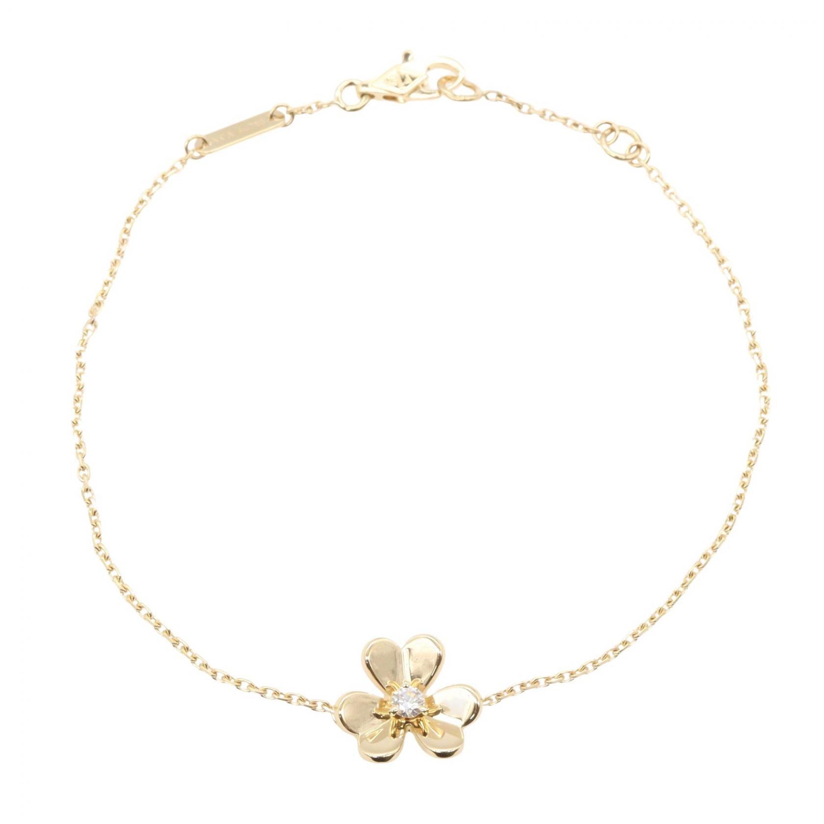 ヴァンクリーフ&アーペル Van Cleef & Arpels フリヴォル 1PD ブレスレット ブレスレット アクセサリー K18(イエローゴールド) ダイヤモンド レディース ゴールド系 / クリア系 VCARPJMM00 【中古】