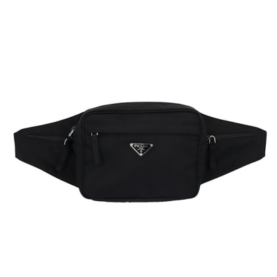 PRADA Nylon Belt Bag "Black"