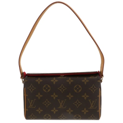 LOUIS VUITTON ルイ・ヴィトン レシタル ハンドバッグ M51900 モノグラム ブラウン レディース【中古】