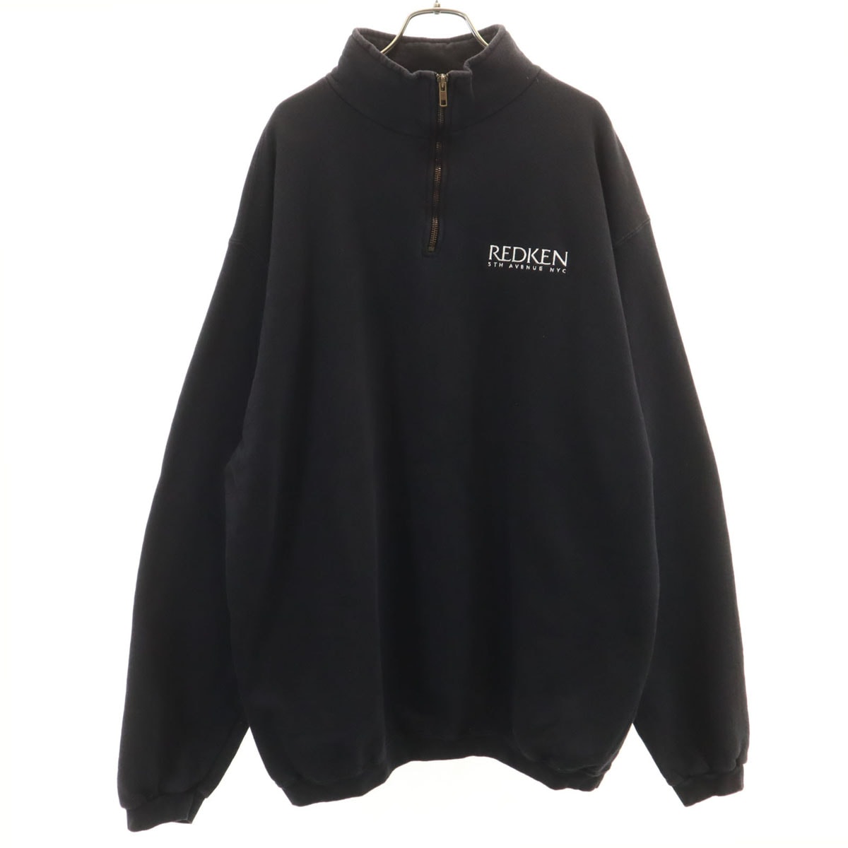 ONEITA オニータ USA製 長袖 ハーフジップ スウェット XL ブラック