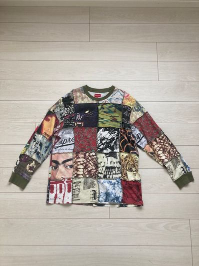 Supreme Mosaic Patchwork L/S Top "Multi"