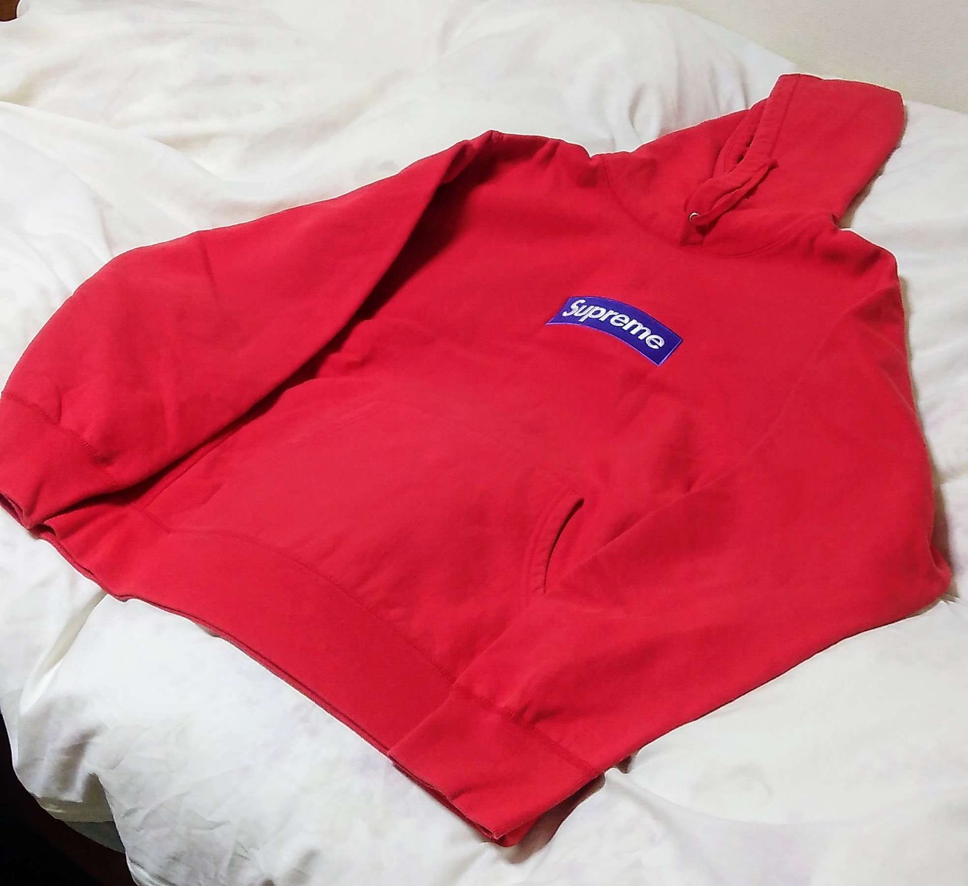 Supreme Box Logo Hooded Sweatshirt "Red" (17FW)