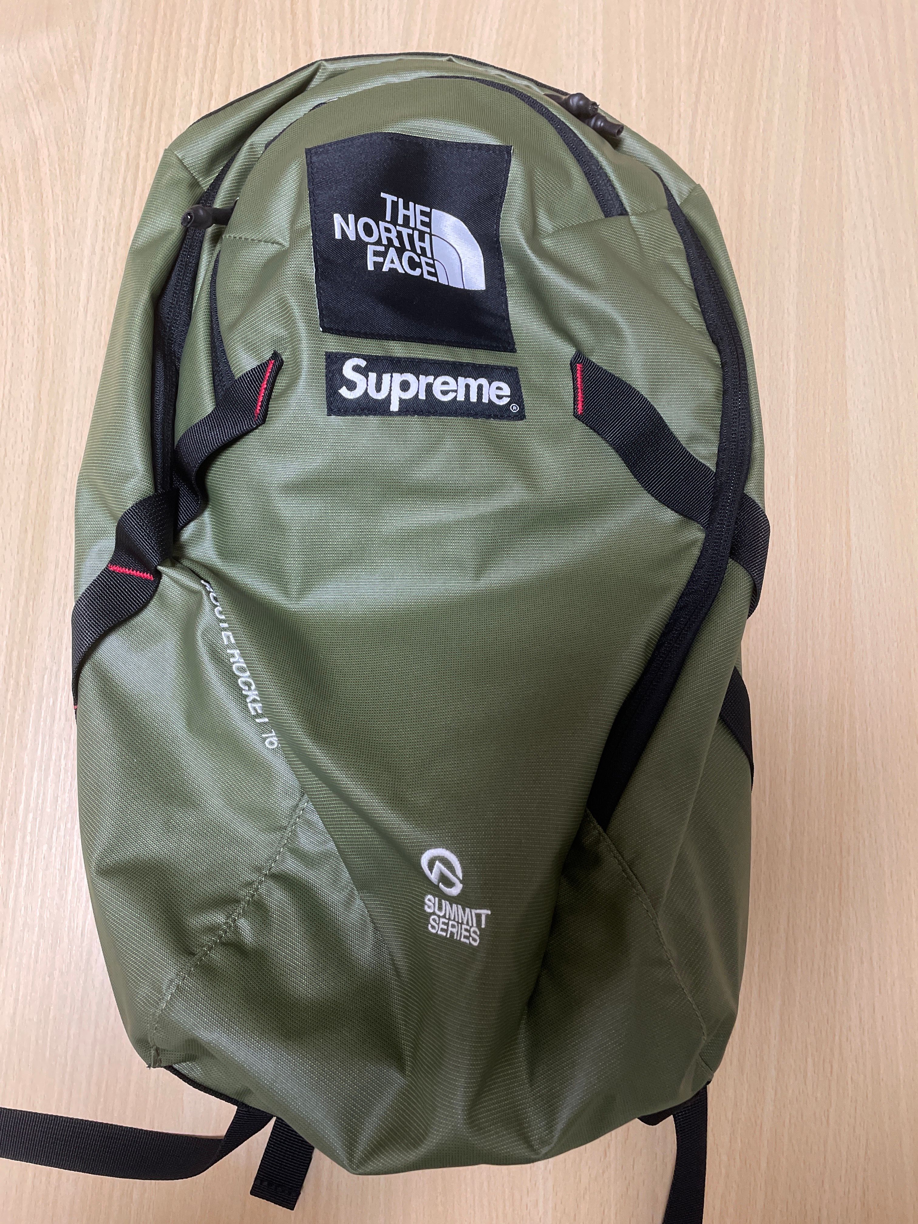Supreme x The North Face Summit Series Outer Tape Seam Route Rocket Backpack "Olive"