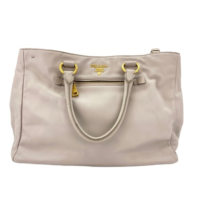 プラダ PRADA カーフスキン トートバッグ【中古】