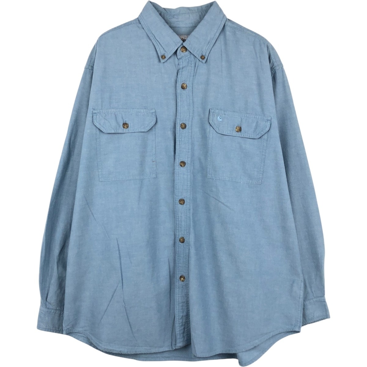 古着 カーハート Carhartt 長袖 ボタンダウン ワークシャツ メンズXL相当/eaa676628