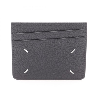 メゾン マルジェラ Maison Margiela カードケース アクセサリー レザー メンズ レディース ブラック系 SA1VX0006P4455T8013 【新品】